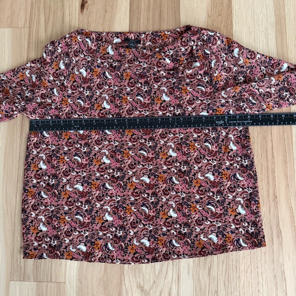 Floral Patterned Long sleeve Cowl Neck Size MP - Picture 8 of 12